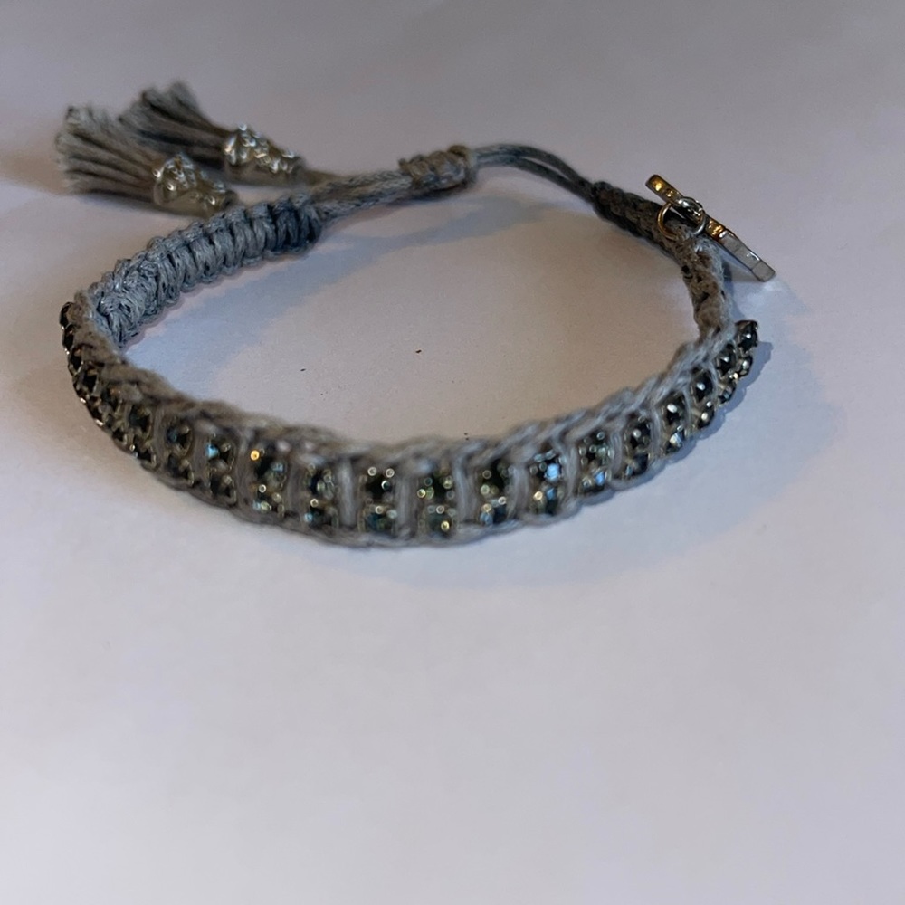 Grey adjustable bracelet